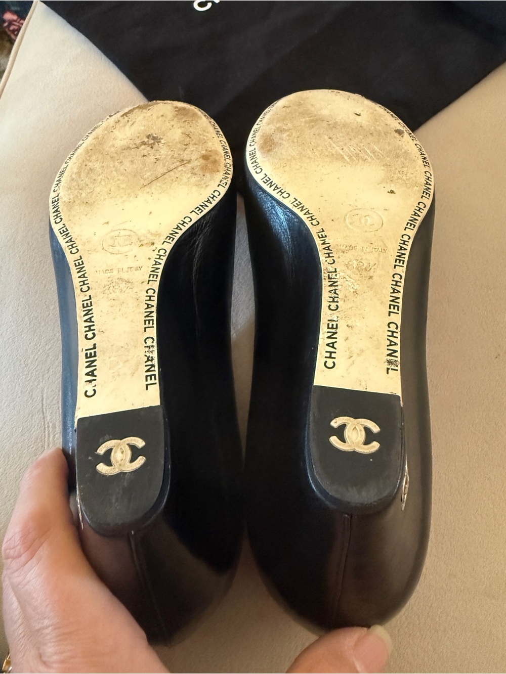 Chanel leather Wedges - Picture 11 of 13